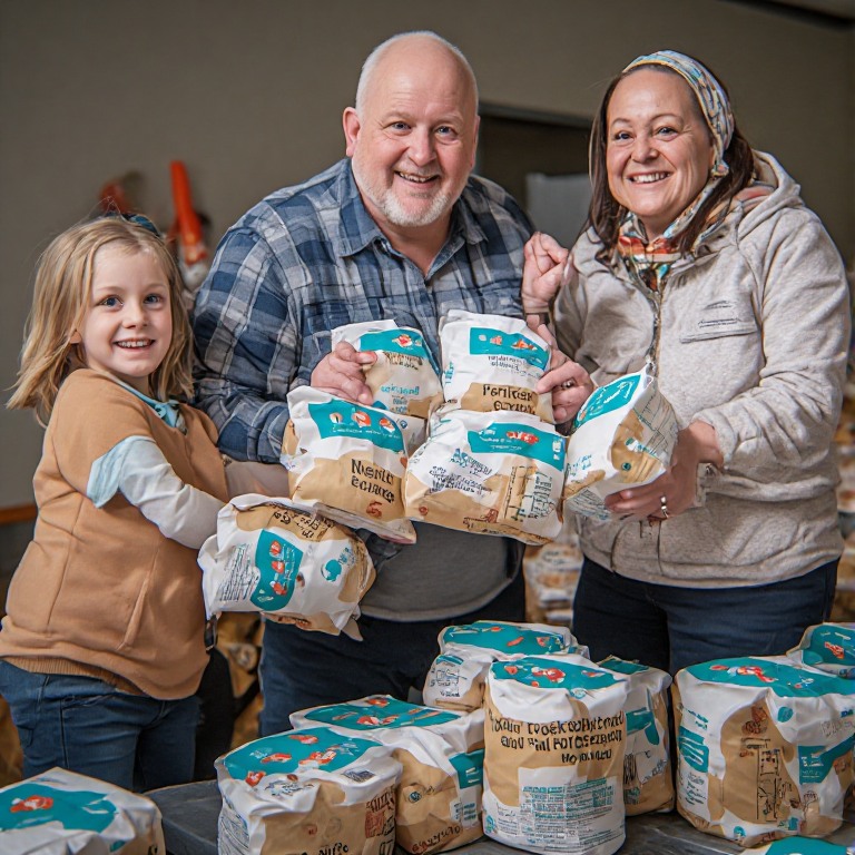 Monthly Ration Distribution – Family Food Security