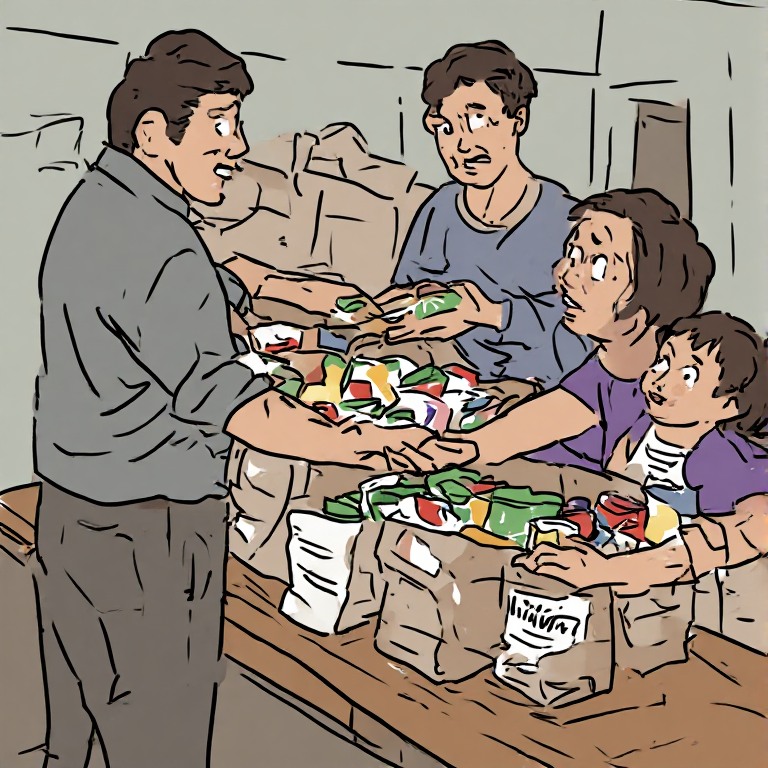 Monthly Ration Distribution – Family Food Security
