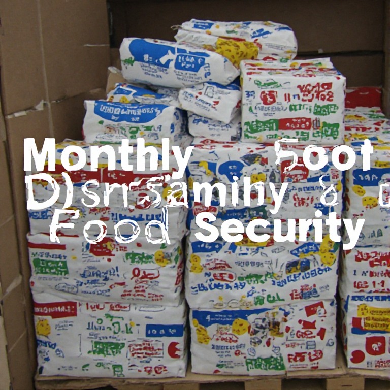 Monthly Ration Distribution – Family Food Security gallery 3