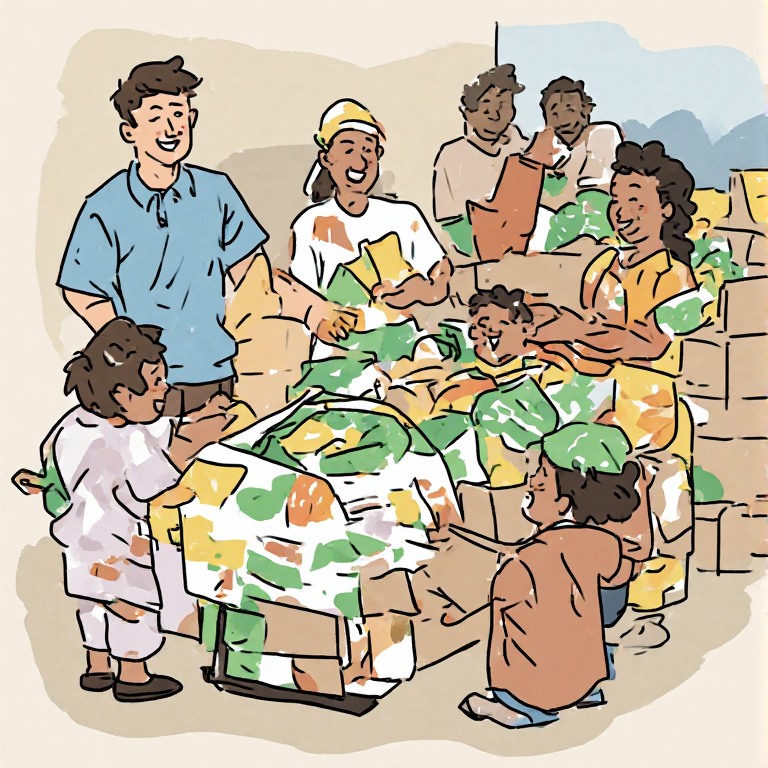 Monthly Ration Distribution – Family Food Security gallery 4