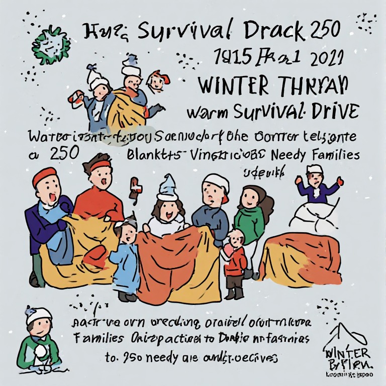 Winter Survival Drive: Warm Blankets Distributed to 250 Needy Families - image 4