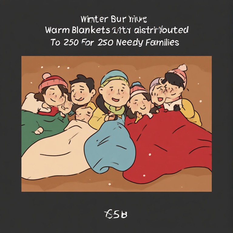 Winter Survival Drive: Warm Blankets Distributed to 250 Needy Families - image 5