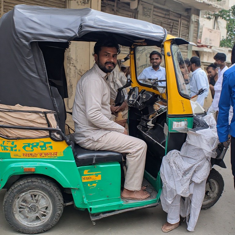 Livelihood Support: Rozgar Auto-Rickshaw Handover to Daily Wager - image 4