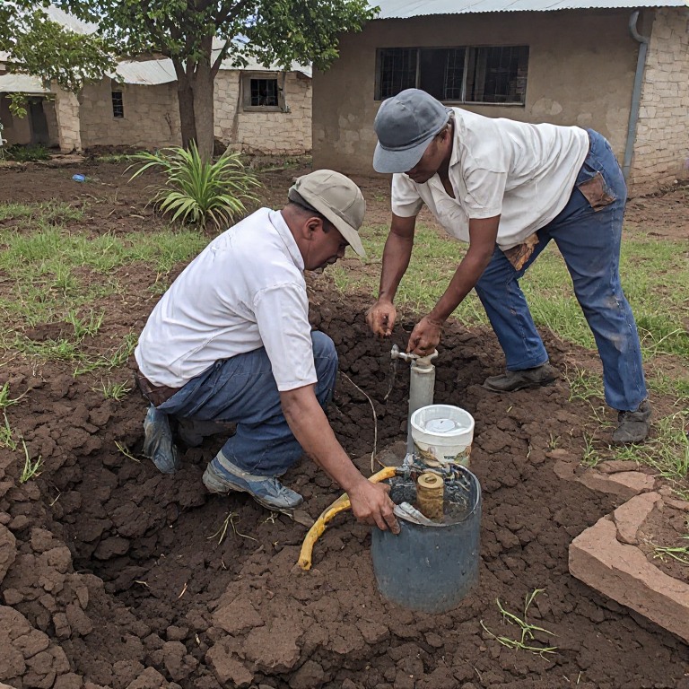 Community Hand Pump Installation Completed in Suburban Colony - image 2