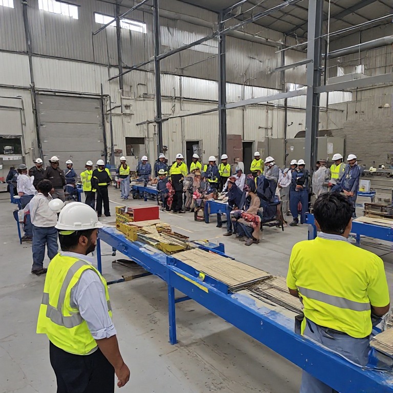Delegation Visits New Vocational Skill Center Facility